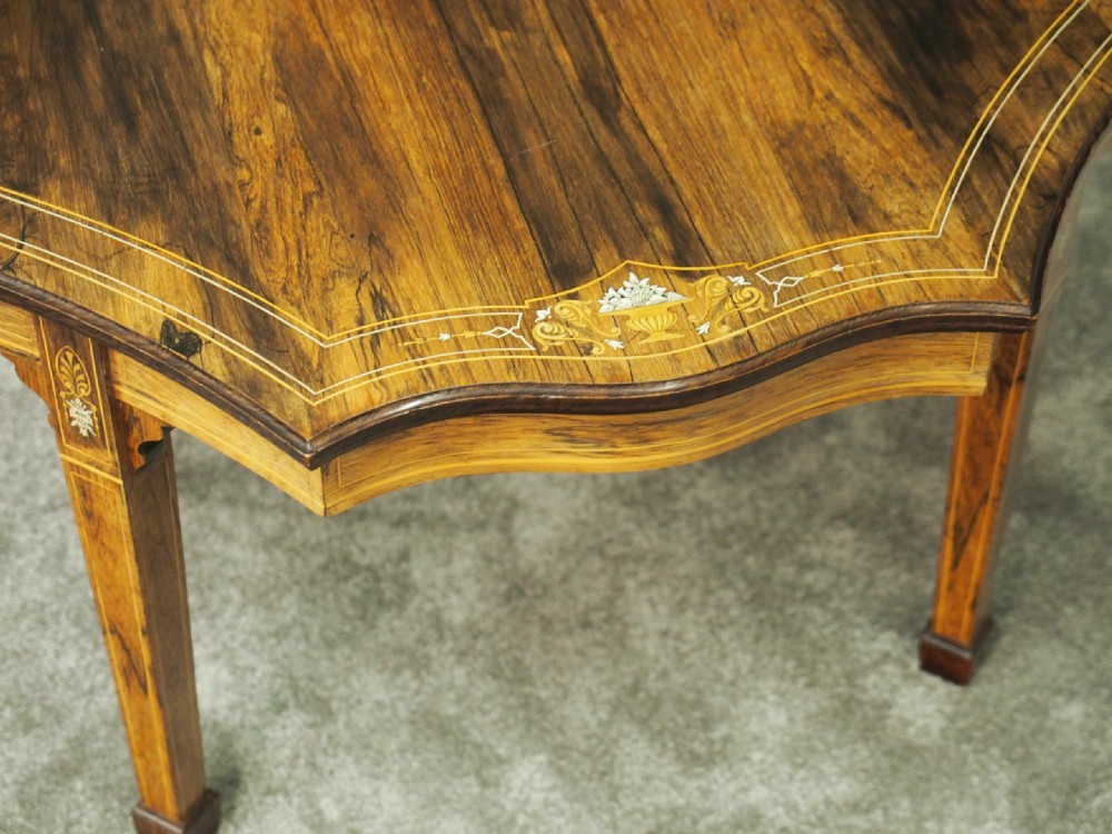 Rosewood Coffee Table by James Schoolbred and Co, London View VI