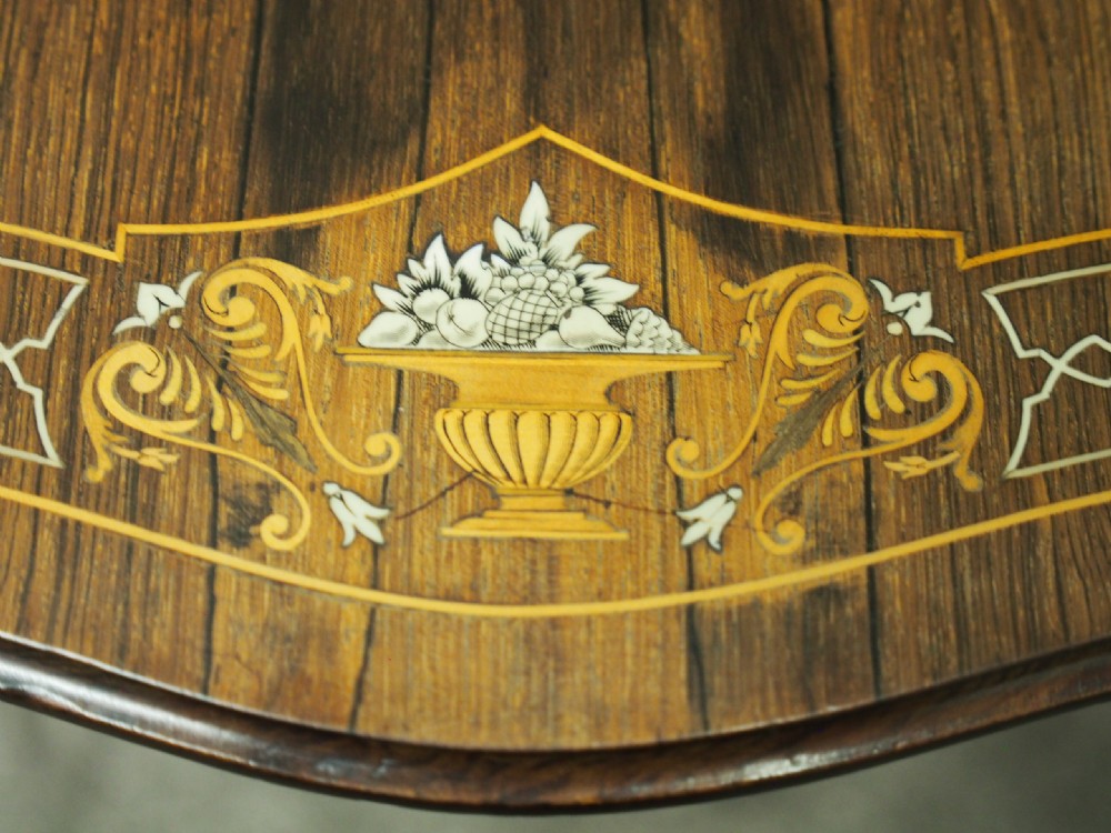 Rosewood Coffee Table by James Schoolbred and Co, London View IX