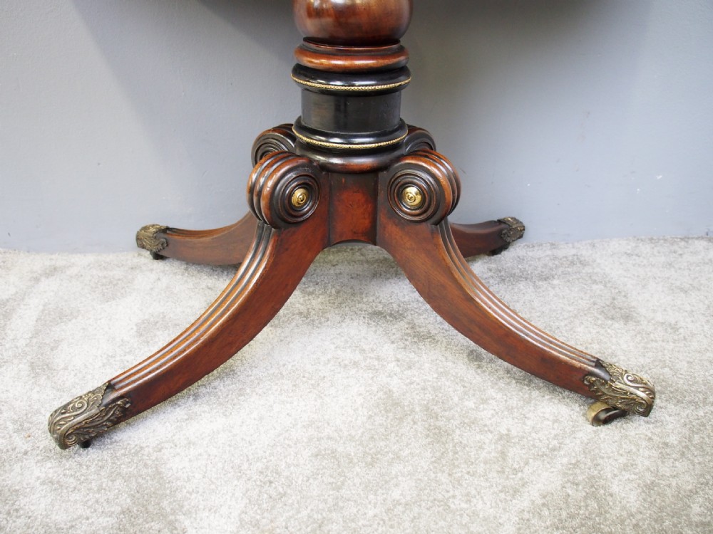 Scottish Mahogany D Shaped Card Table View X