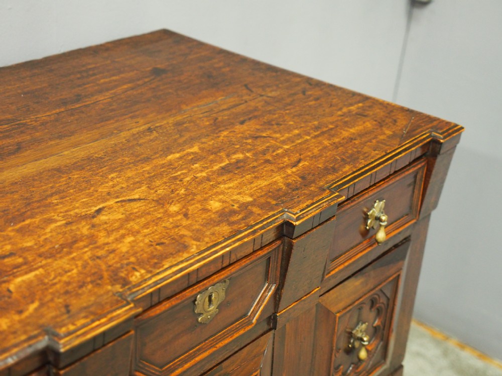 17th Century Two Part Oak Chest of Drawers View VI