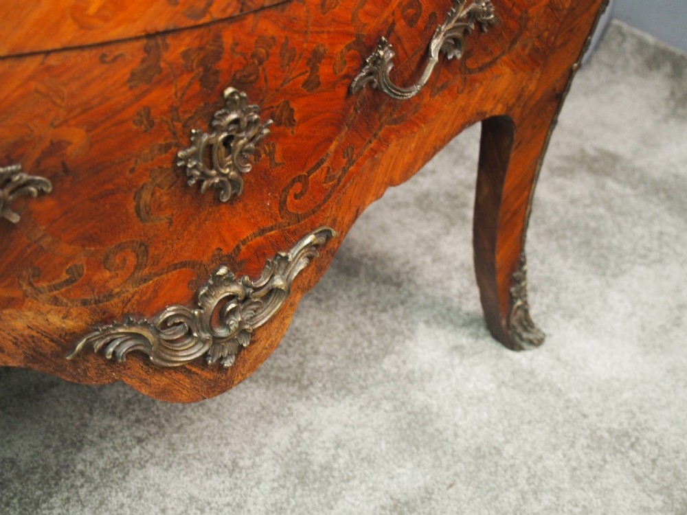 French Marquetry Kingwood Commode View IX