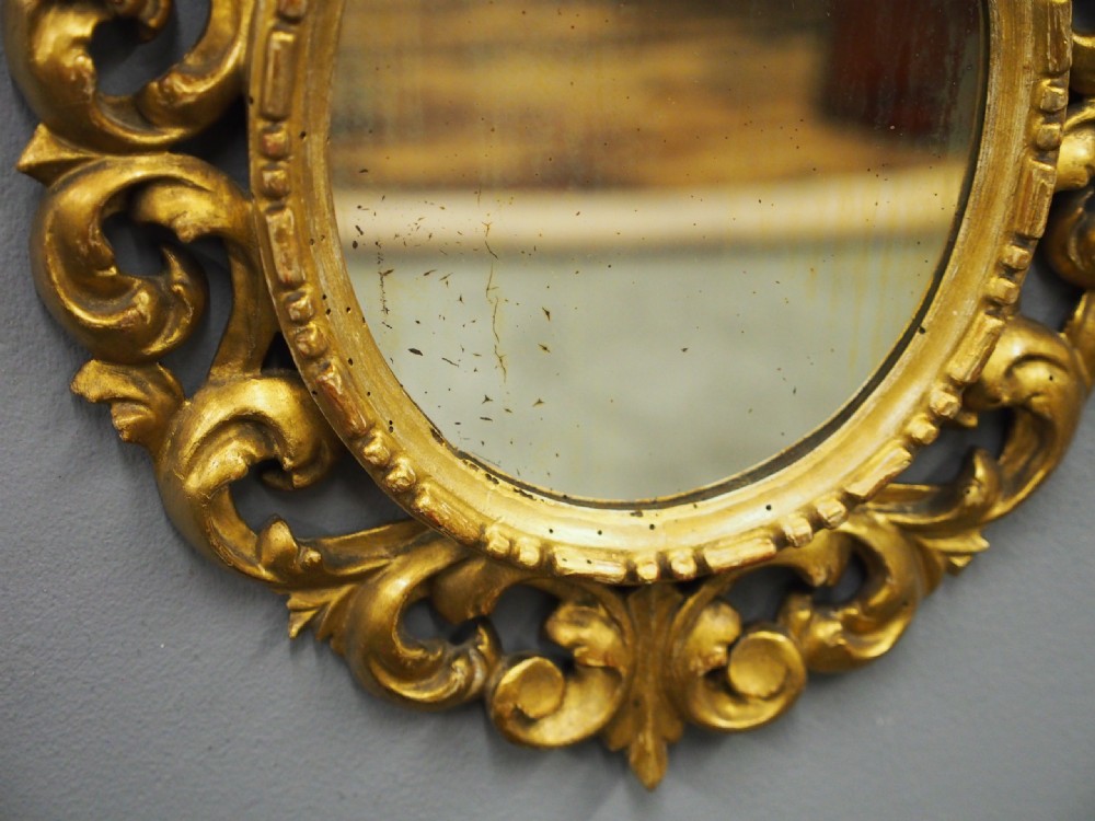 Pair of Victorian Carved Giltwood Mirrors View VII