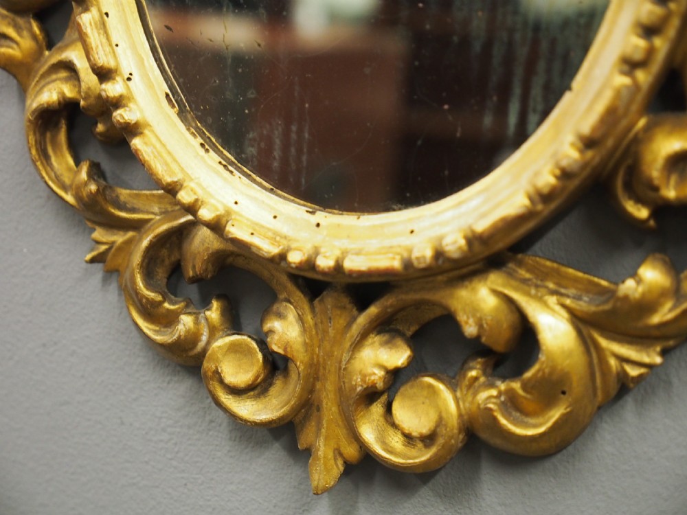 Pair of Victorian Carved Giltwood Mirrors View XI