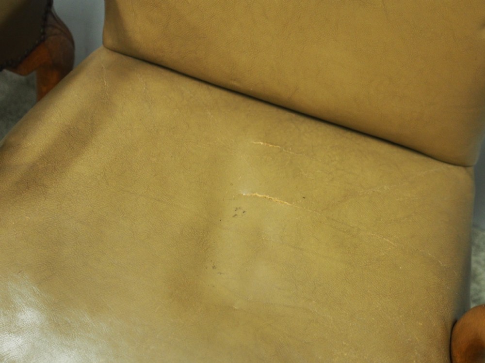 George II Style Leather Armchairs View X