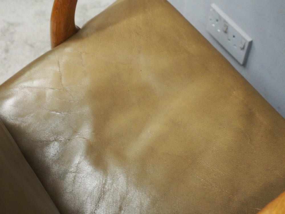 George II Style Leather Armchairs View XI