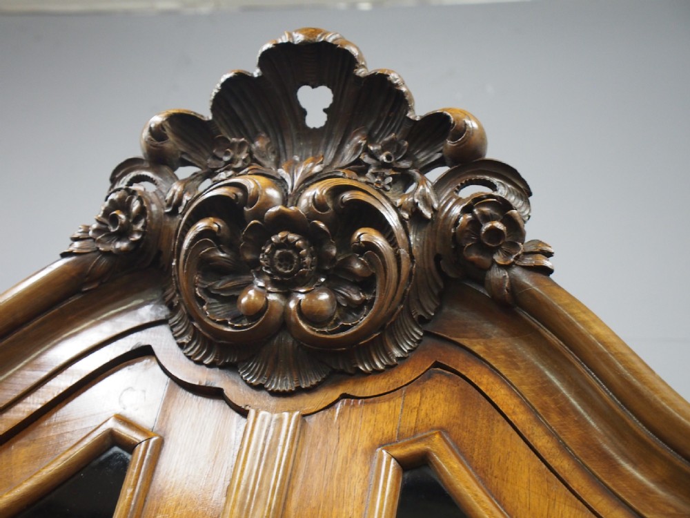 Dutch Victorian Walnut Display Cabinet View X