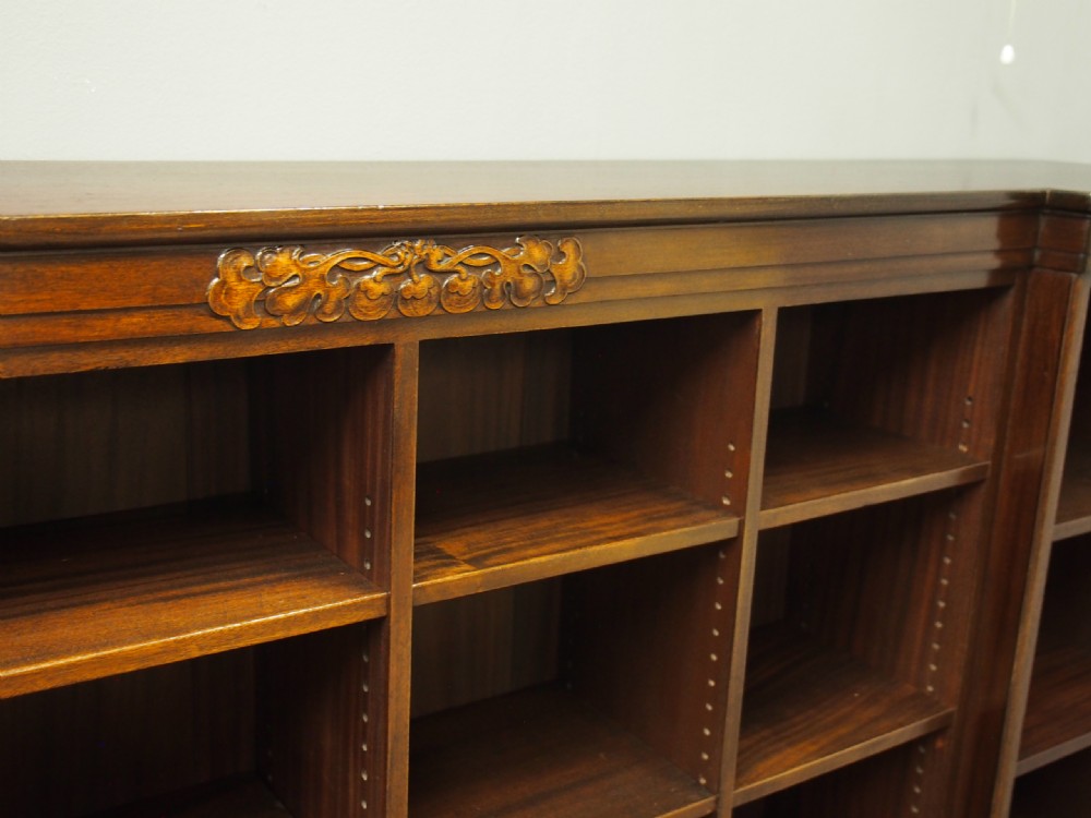 Large Mahogany Bookcase by Whytock and Reid View IV