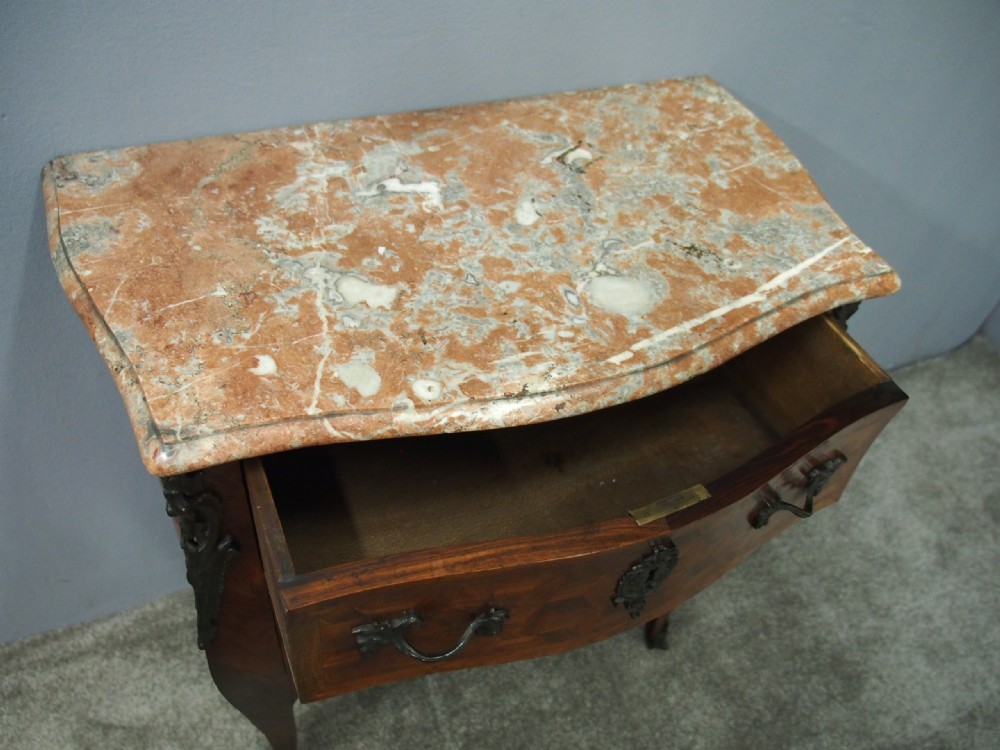 Small French Marble Top Commode View VII