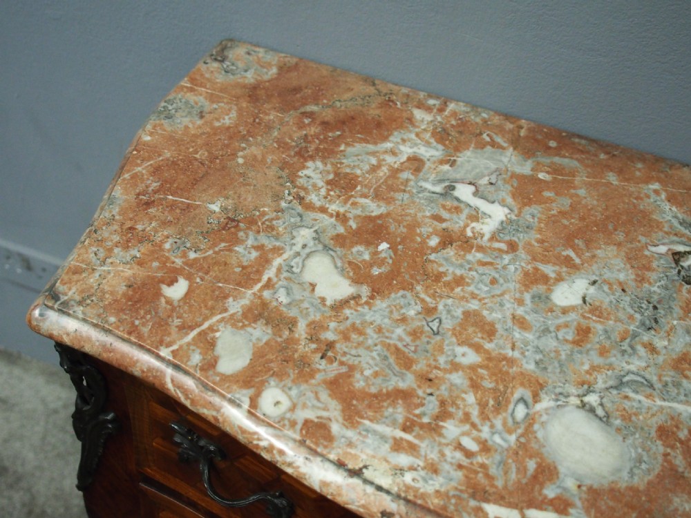 Small French Marble Top Commode View IX