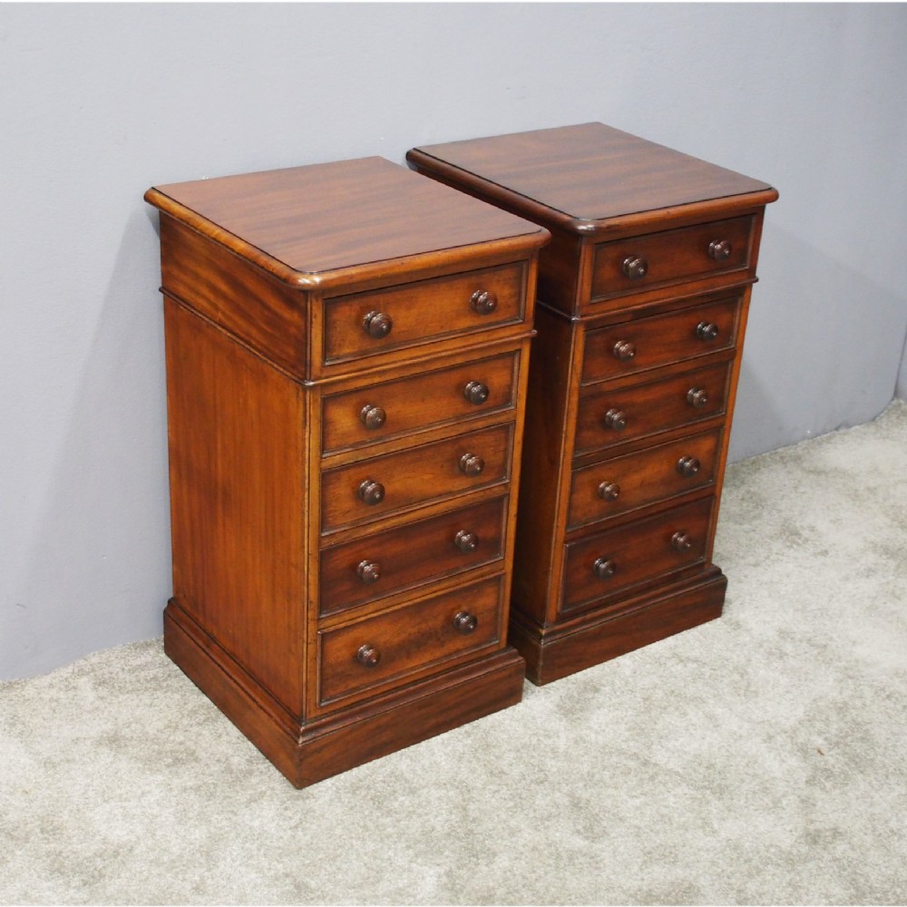 Pair of Victorian Mahogany Bedsides or Lockers