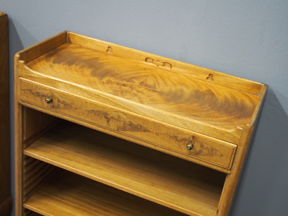 Pair of Bleached Mahogany Bookcases by Whytock and Reid View V