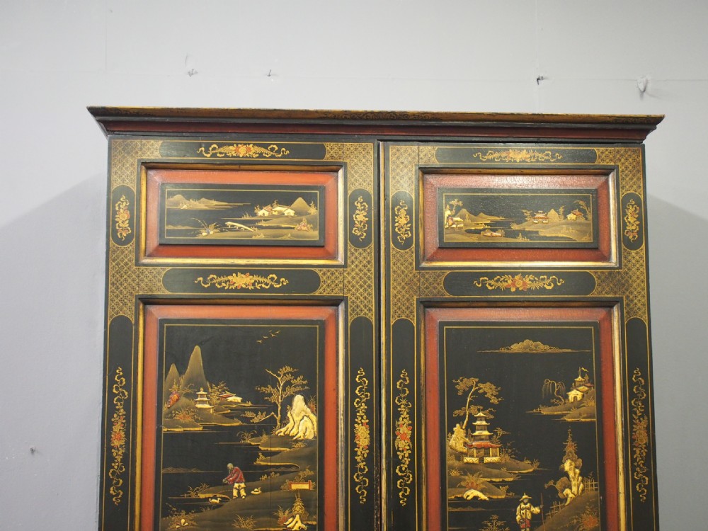 Chinoiserie 2 Door Wardrobe View II