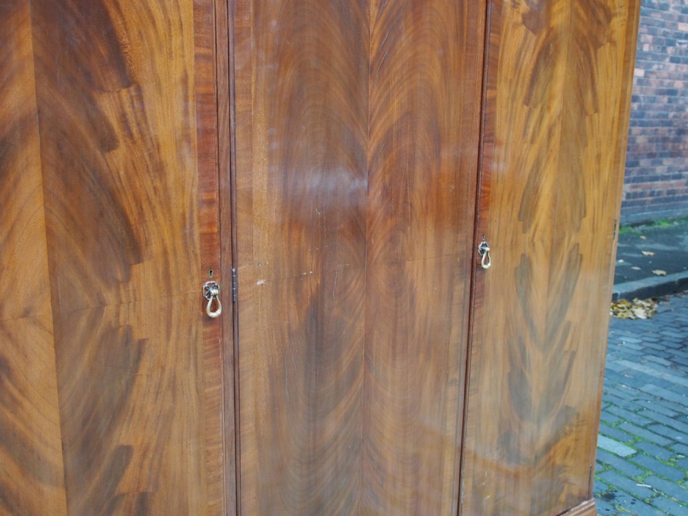 3 Door Mahogany Wardrobe by Whytock and Reid View IV