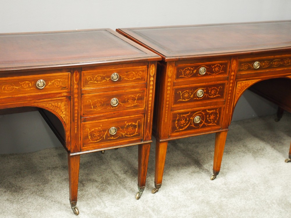 Pair of Kneehole Desks by Maple and Co. View VI