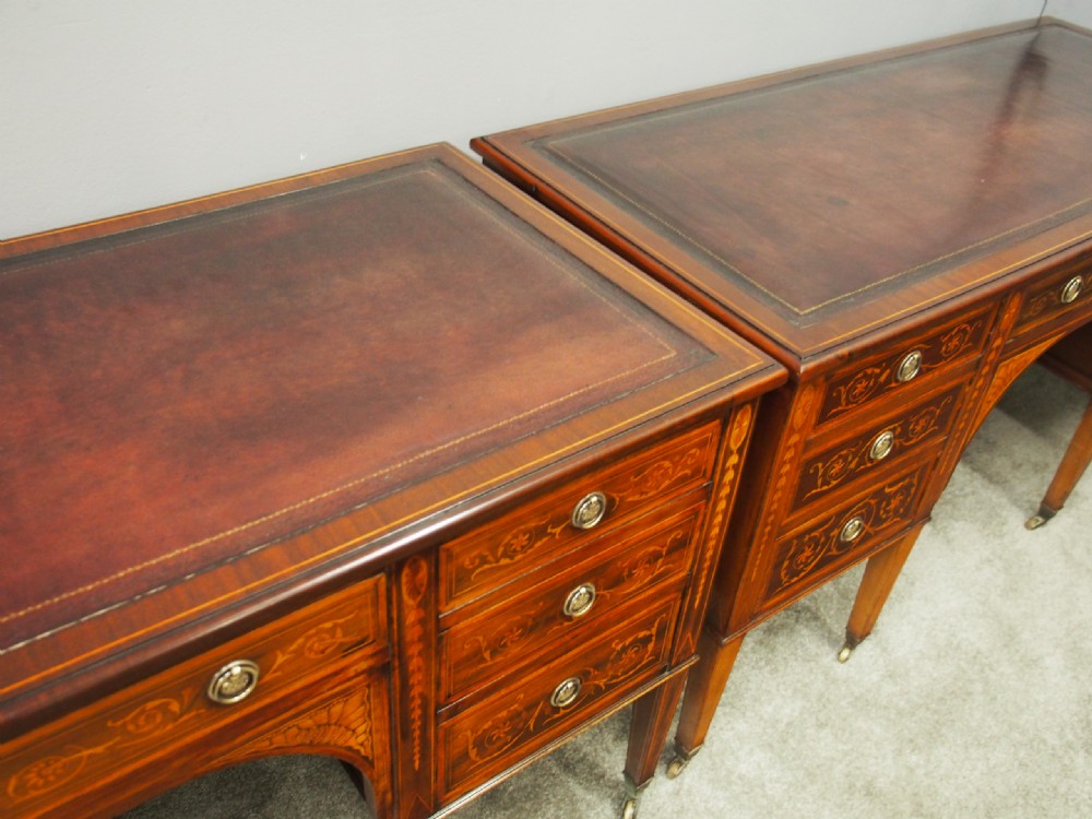 Pair of Kneehole Desks by Maple and Co. View VIII