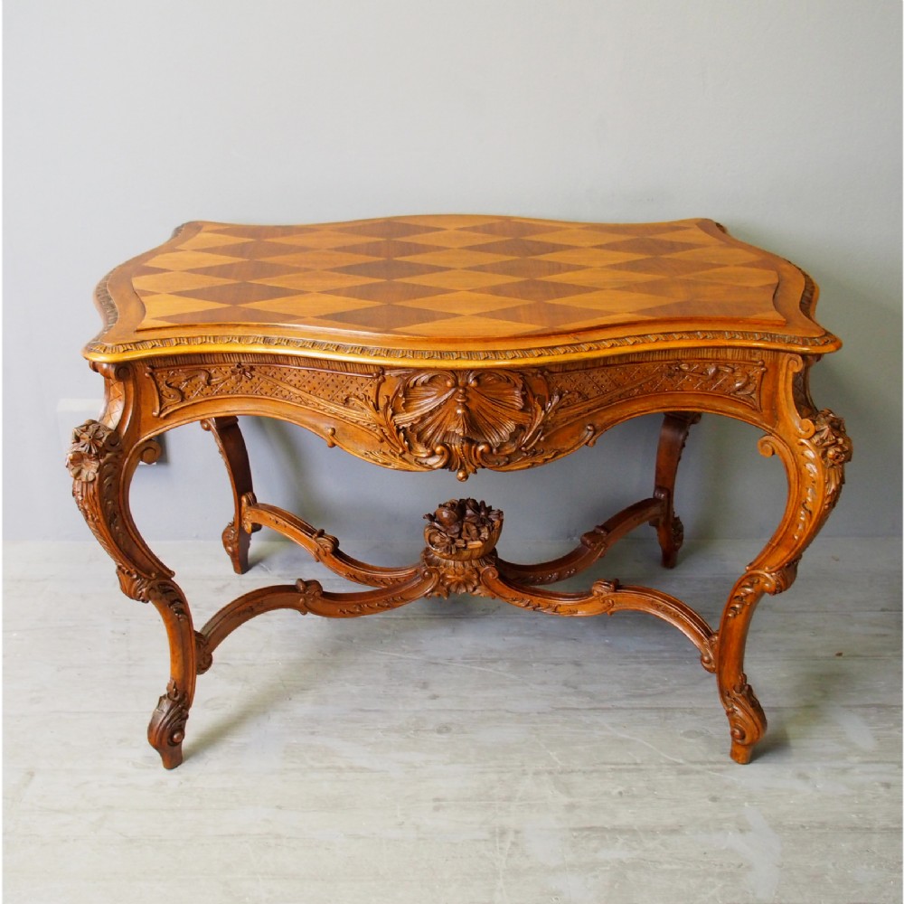 Victorian French Walnut Centre Table