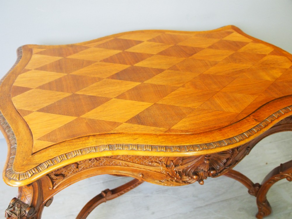 Victorian French Walnut Centre Table View II