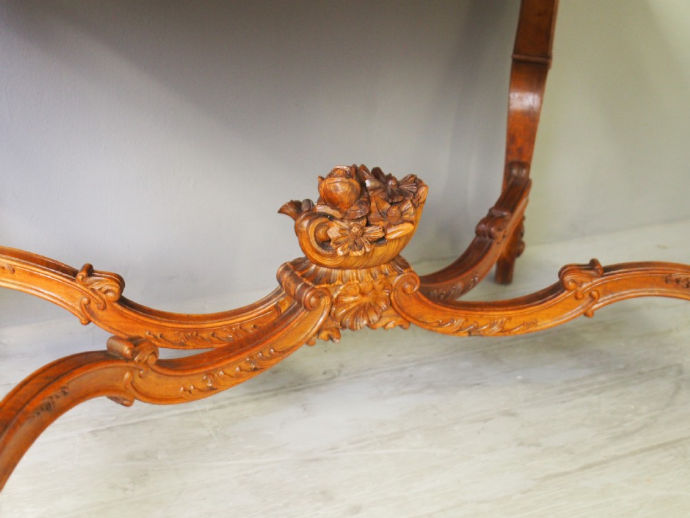 Victorian French Walnut Centre Table View VII