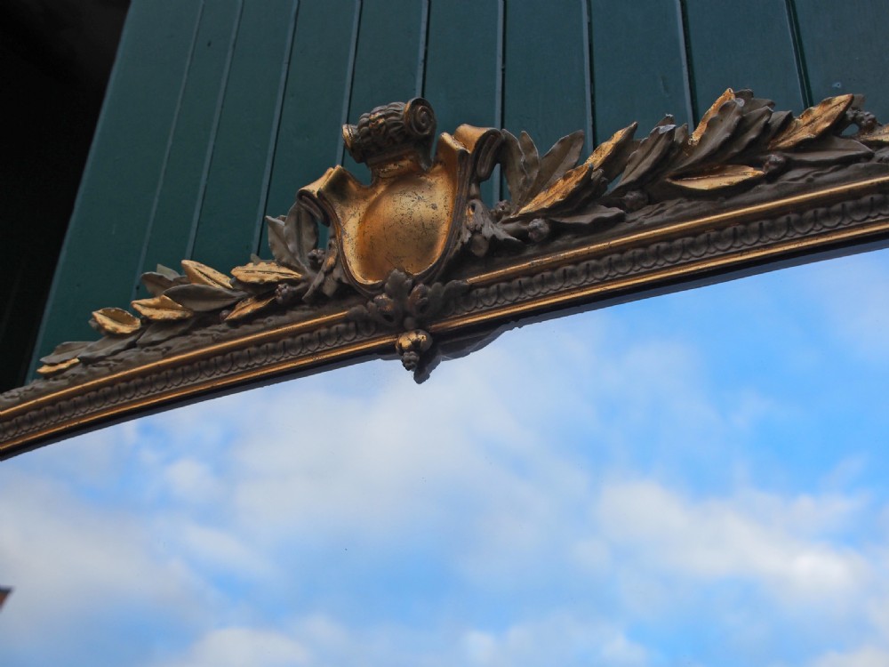 Victorian Gilded and Painted Overmantel Mirror View IV