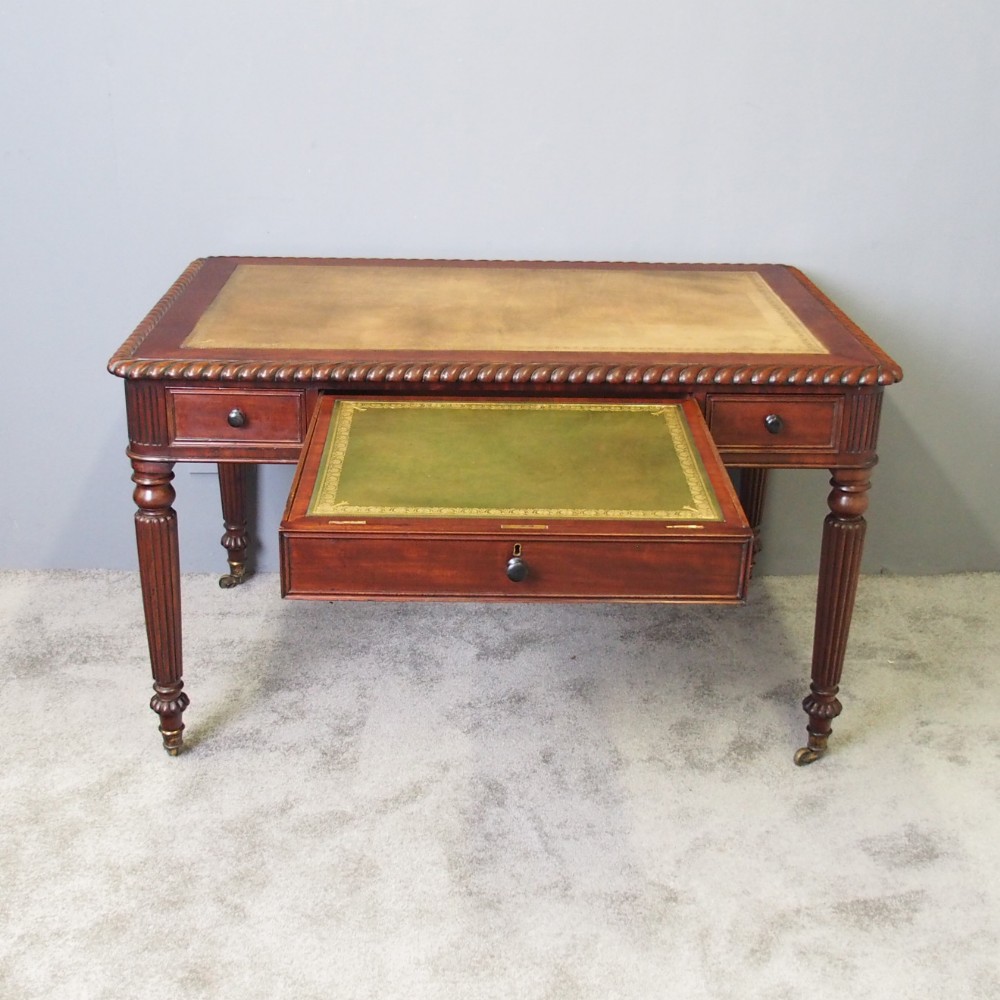 George IV Mahogany Writing Table 