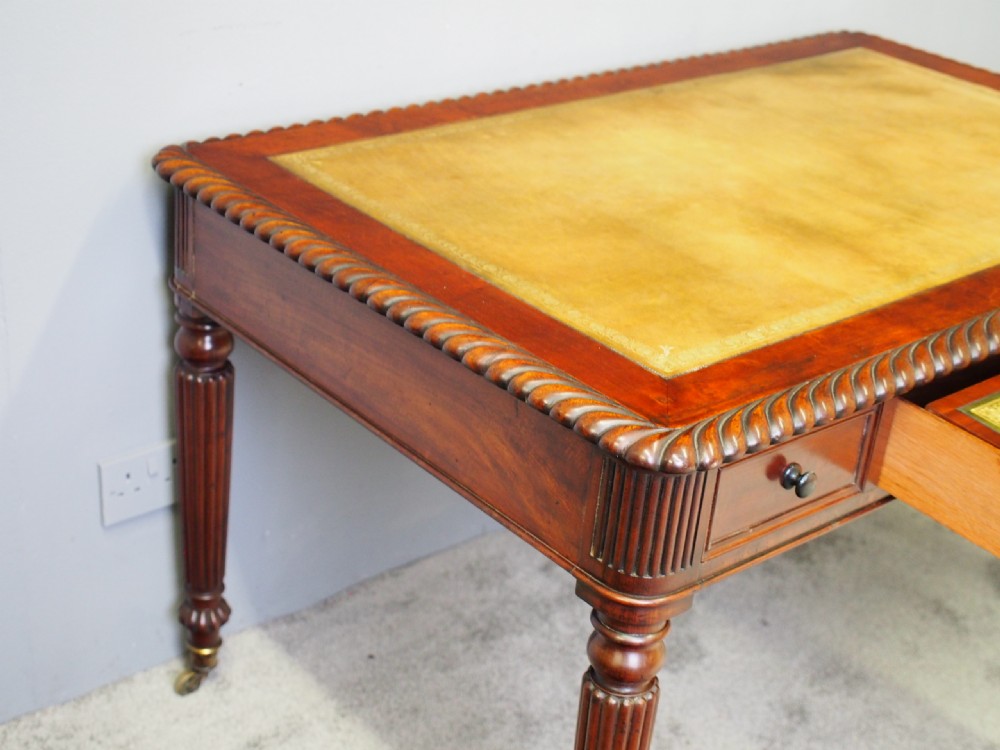 George IV Mahogany Writing Table  View V