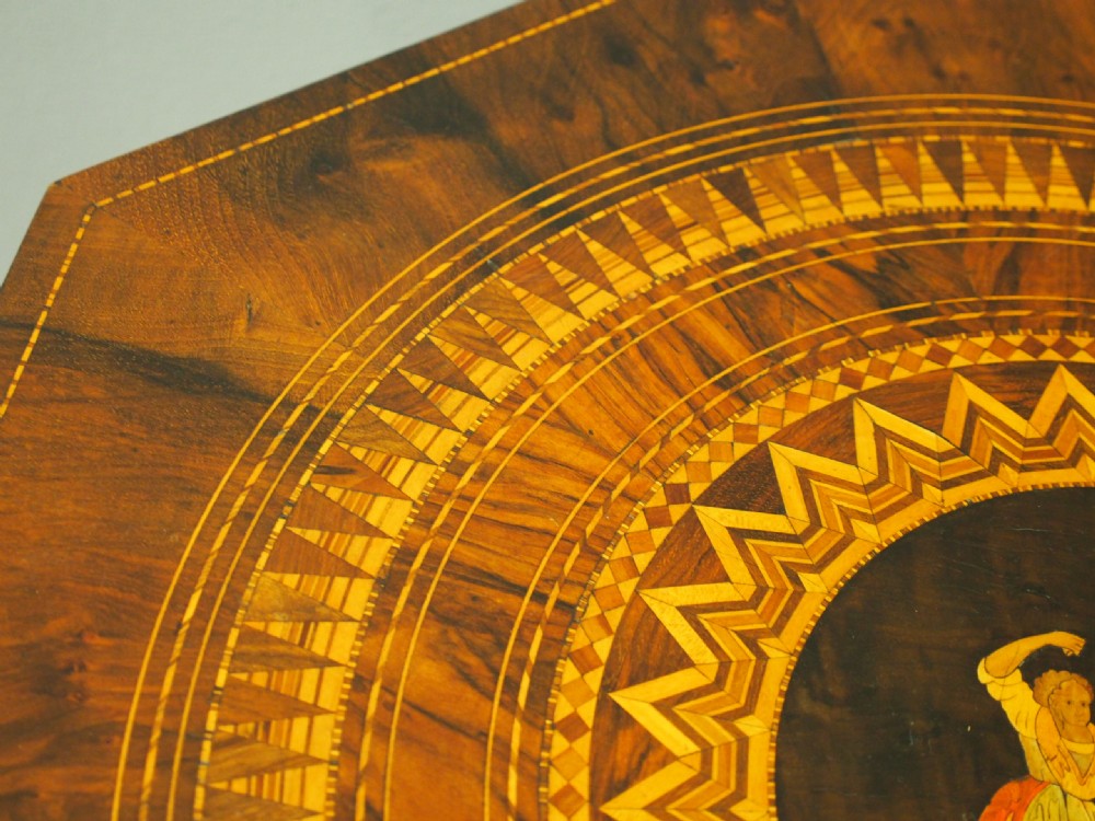 Italian Inlaid Occasional Table View IV