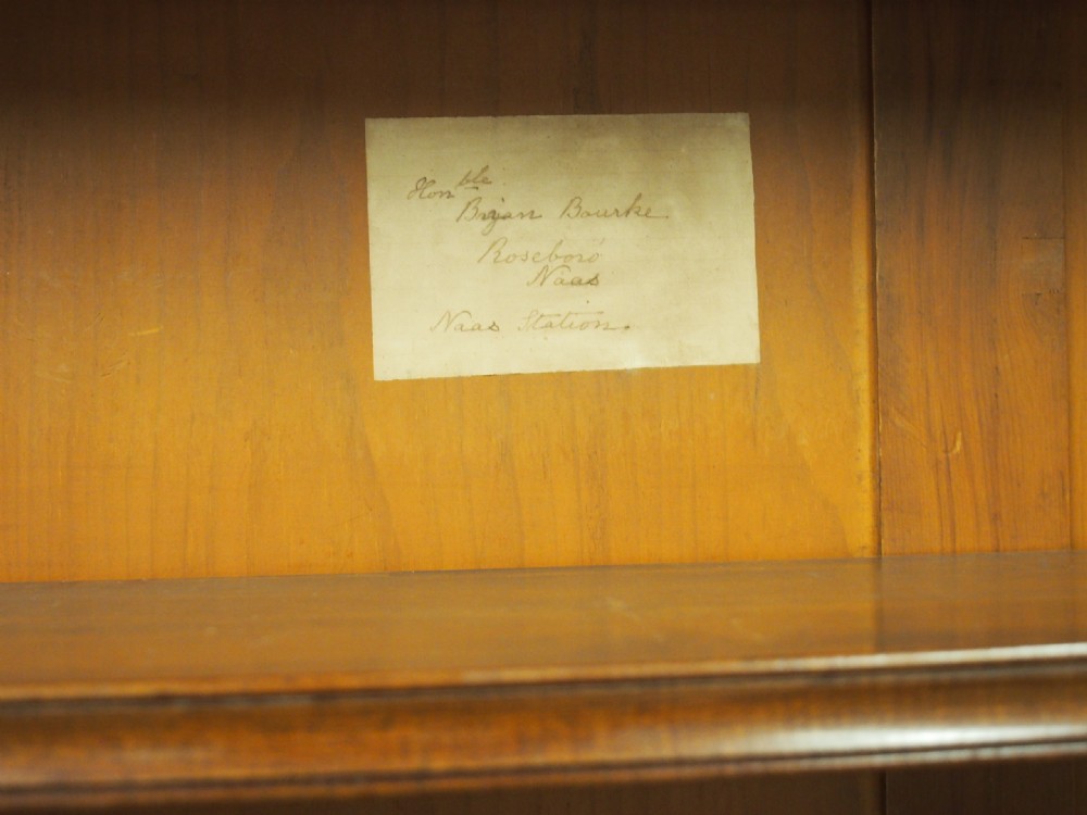 William IV Mahogany Open Bookcase View XI