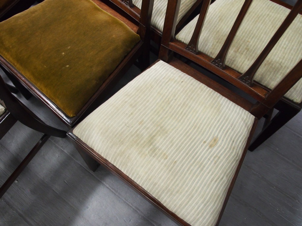 Set of 12 Scottish George III Mahogany Dining Chairs View VI