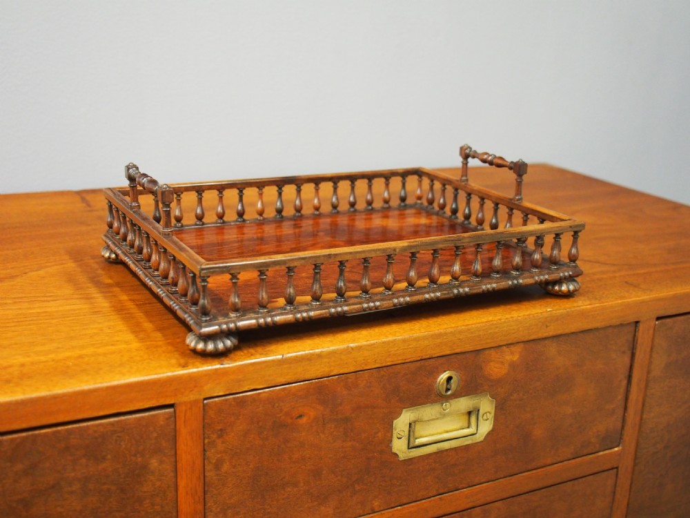 Regency Goncalo Alves Desk Tray View II