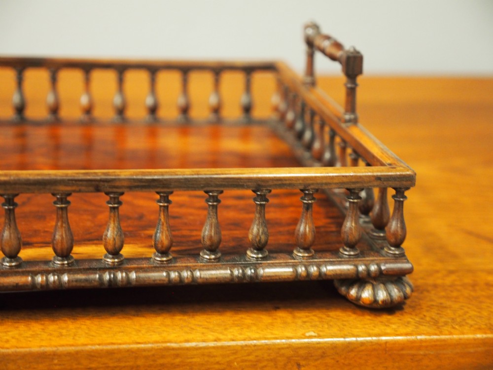 Regency Goncalo Alves Desk Tray View V
