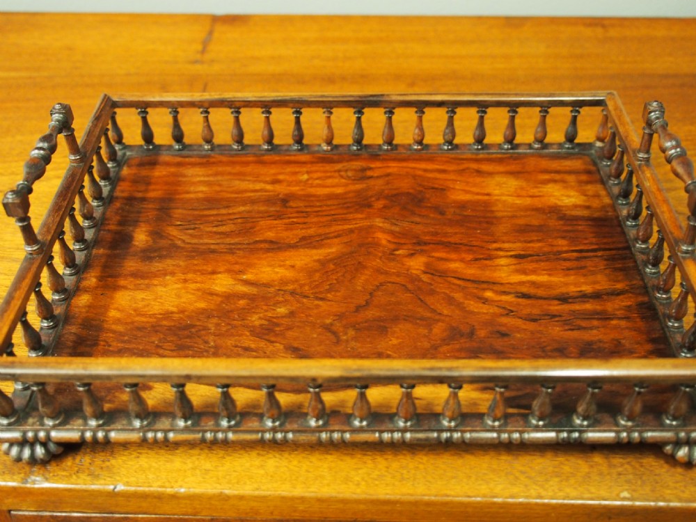 Regency Goncalo Alves Desk Tray View VI