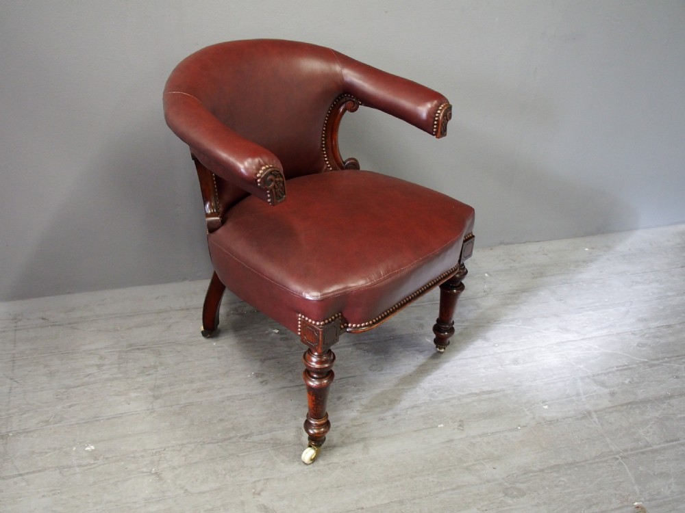 Mahogany Library or Cockfighting Chair View III