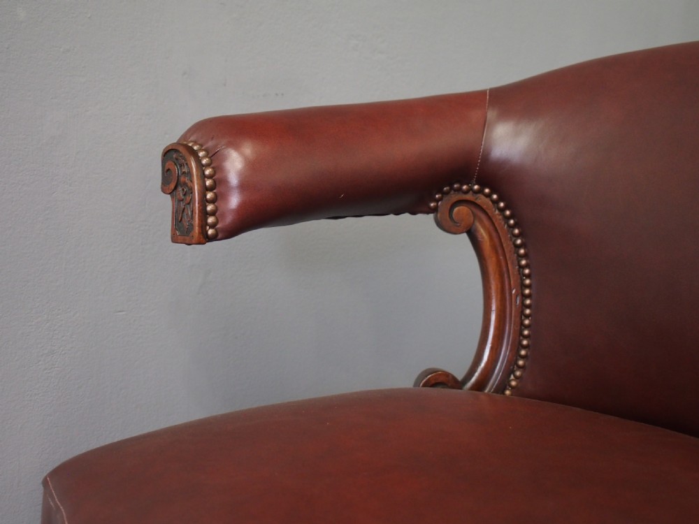 Mahogany Library or Cockfighting Chair View XI