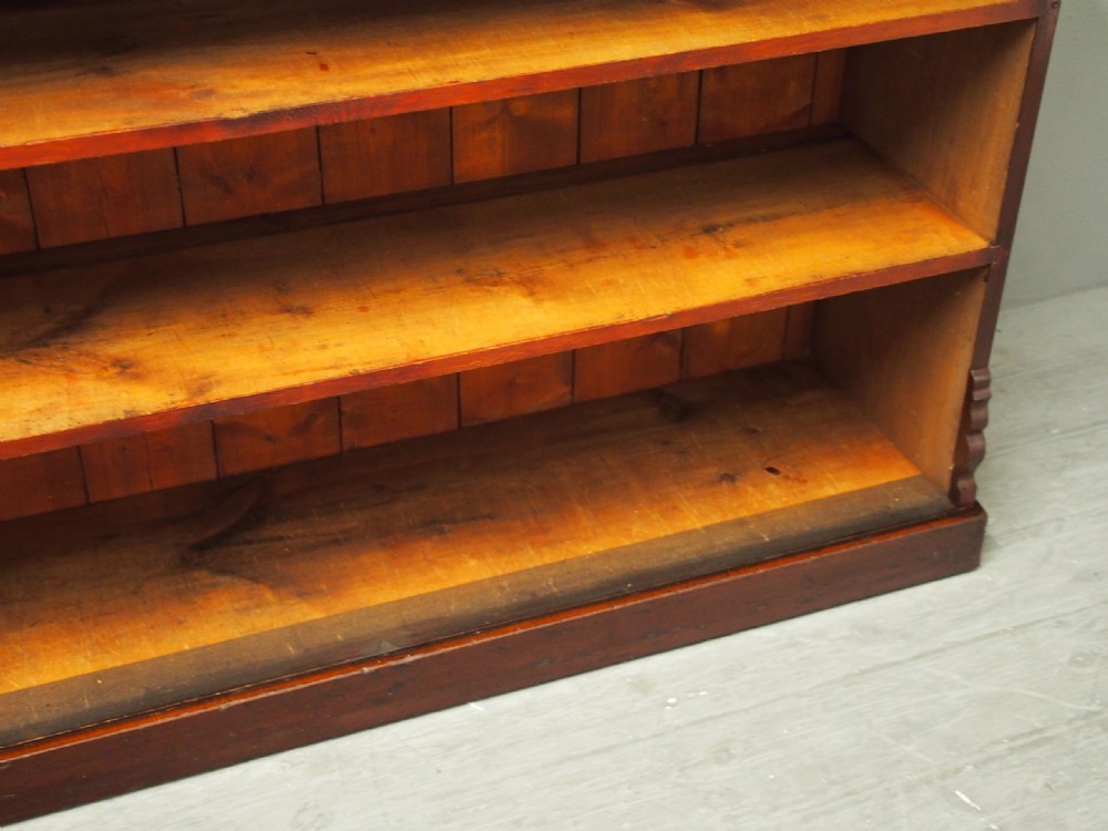 Late Victorian Open Bookcase View VII