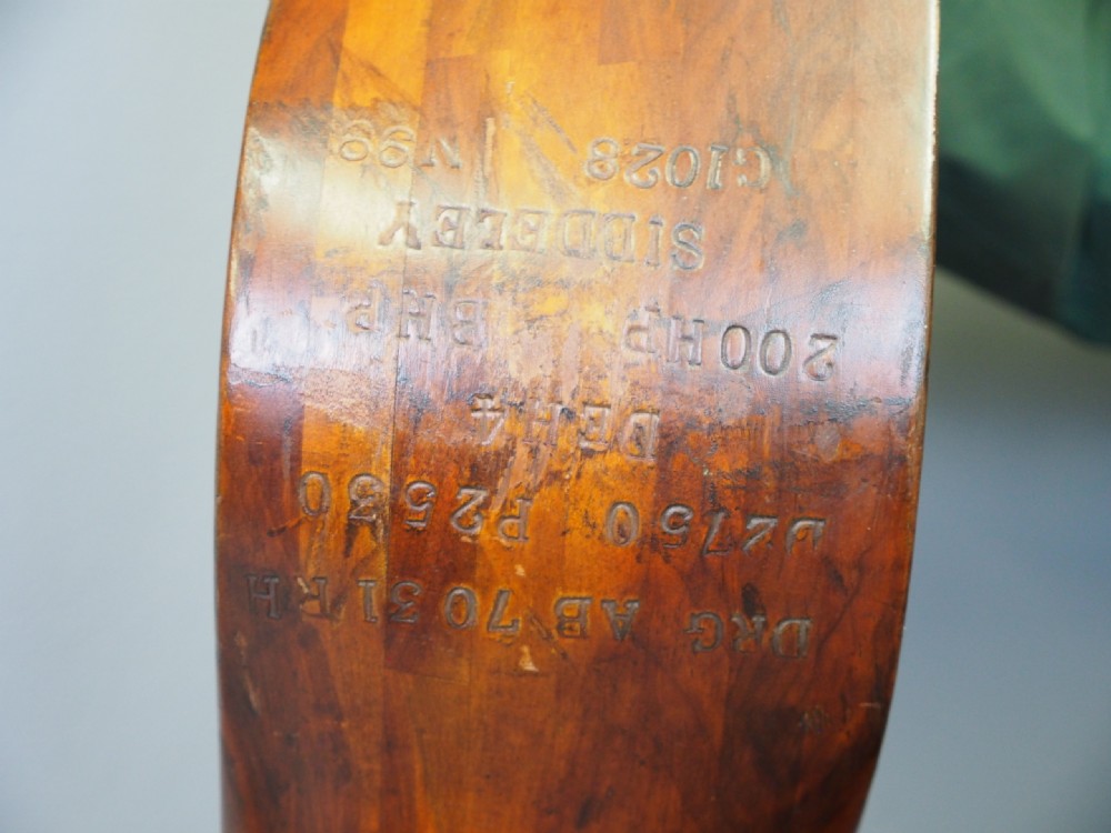 Siddeley Aircraft 2 Blade Propeller View III
