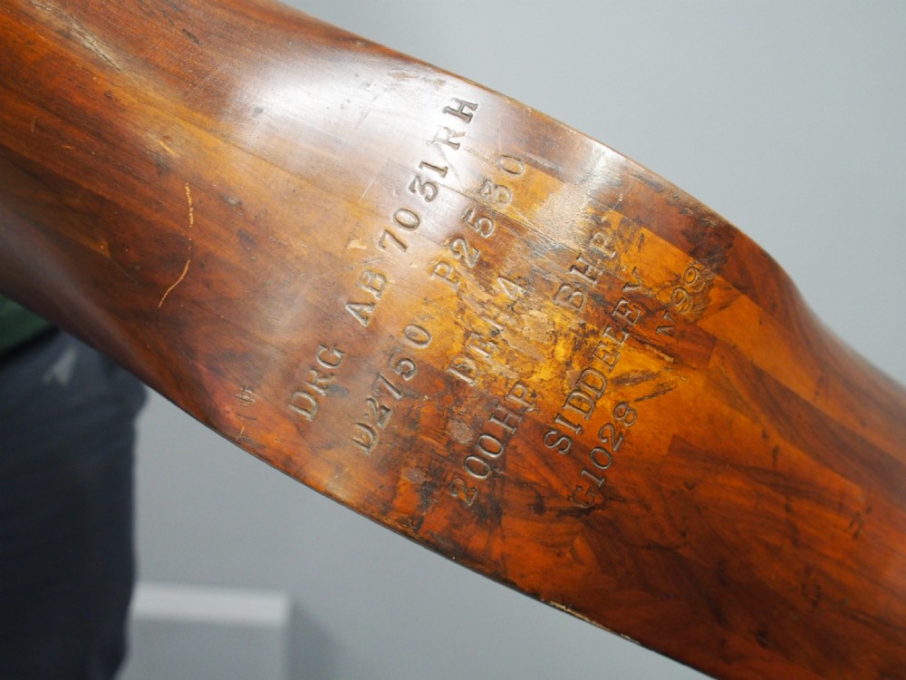 Siddeley Aircraft 2 Blade Propeller View VII