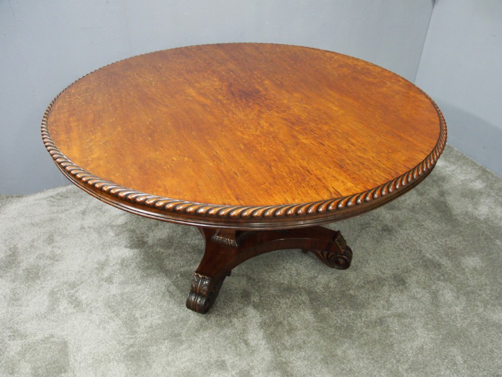 Scottish William IV Circular Breakfast Table View III
