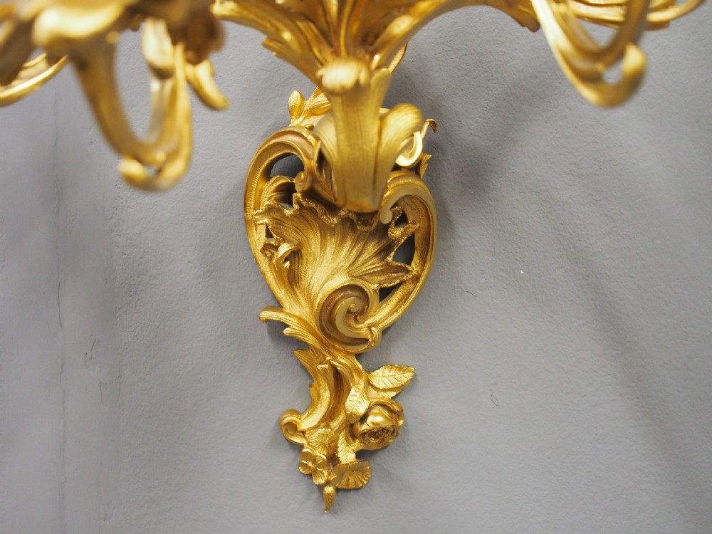 Cast Bronze and Ormolu Wall Sconce View VIII