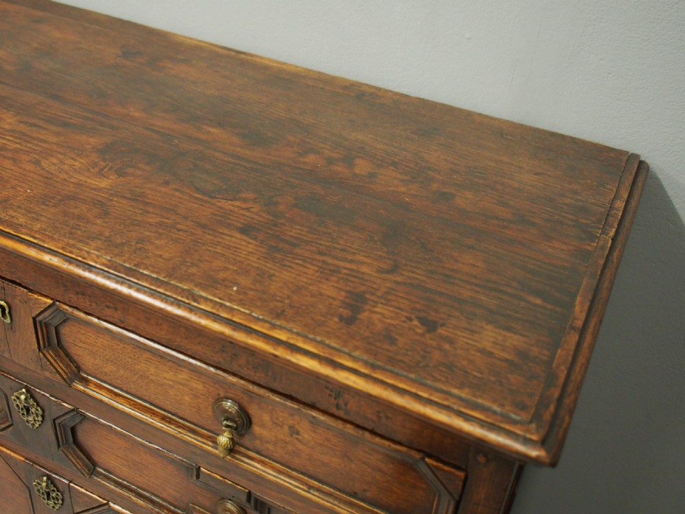 Charles II English Oak Chest of Drawers View VI