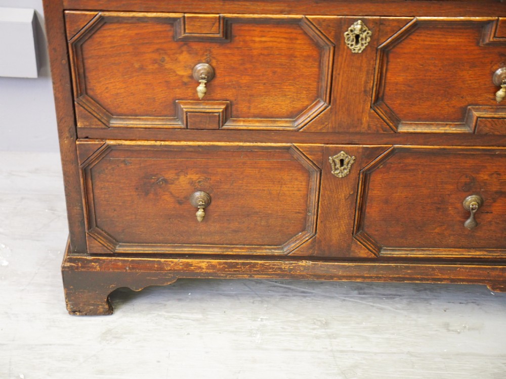 Charles II English Oak Chest of Drawers View X