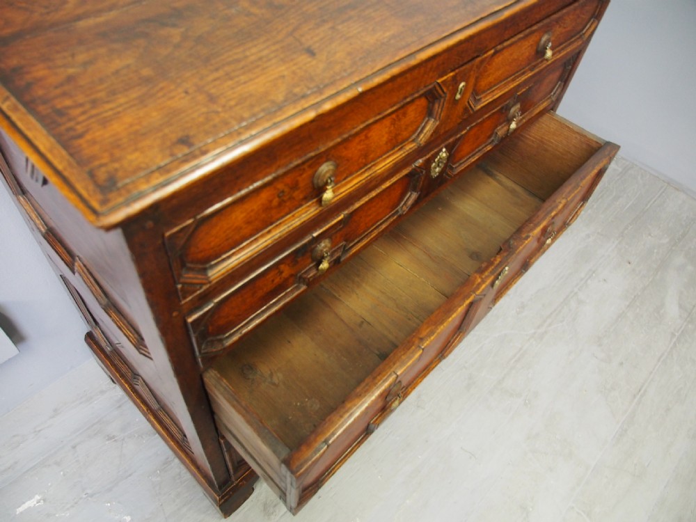 Charles II English Oak Chest of Drawers View XV