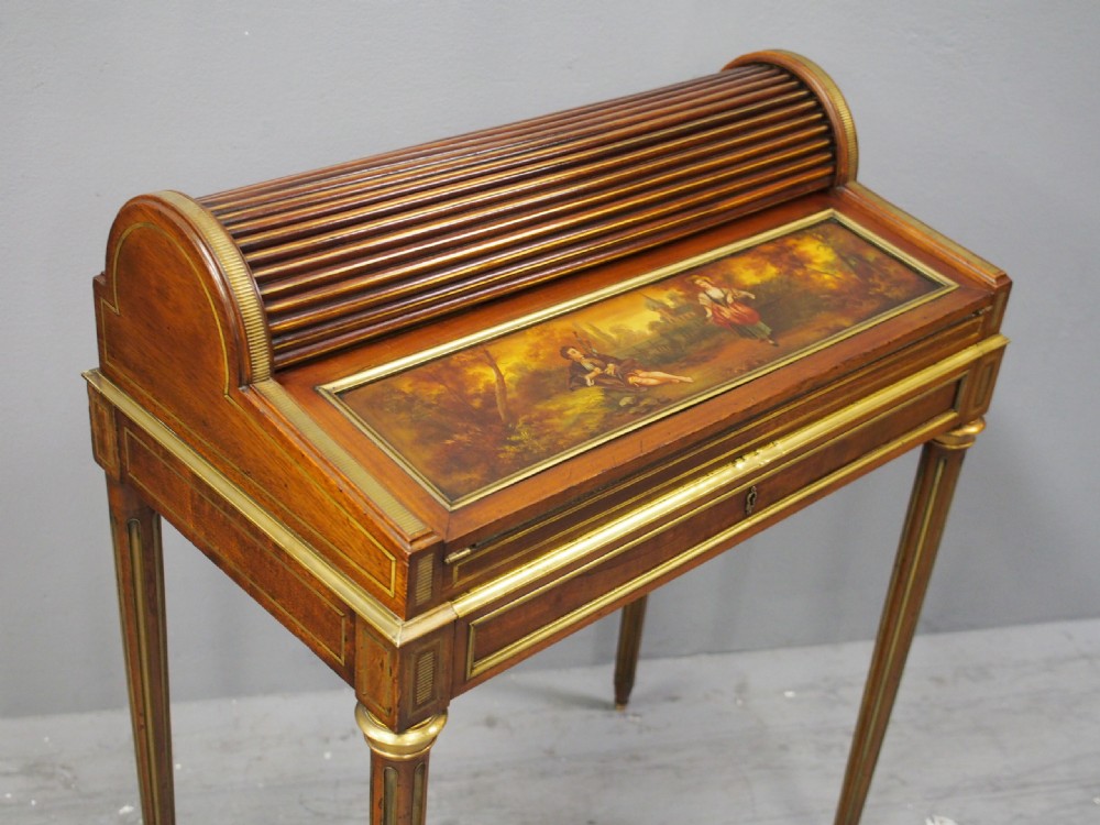 French Victorian Mahogany Bureau de Dame View IV