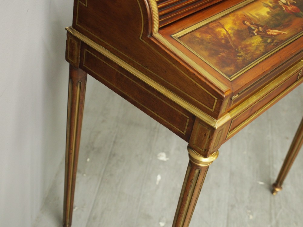 French Victorian Mahogany Bureau de Dame View XVII