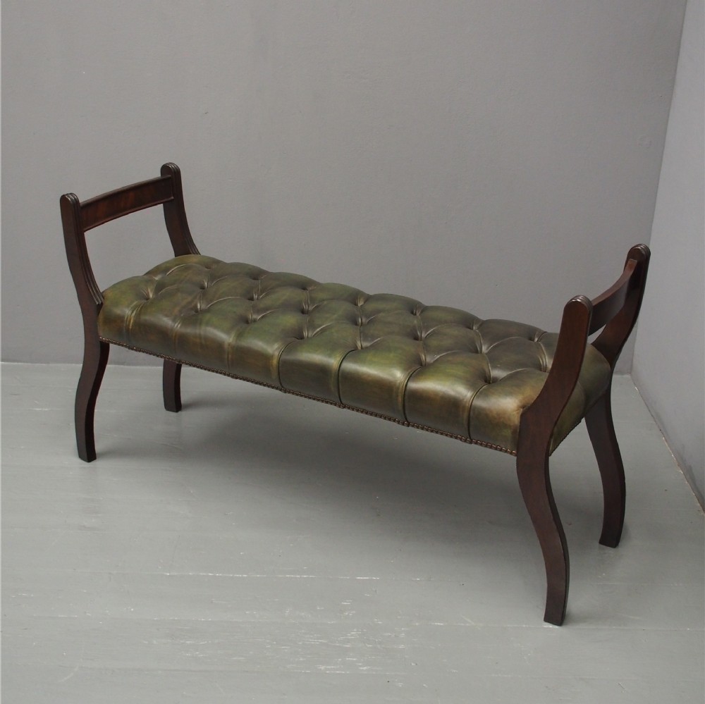 Georgian Style Mahogany Window Seat