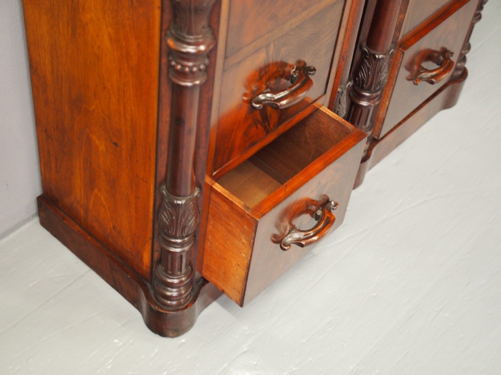 Pair of Victorian Mahogany Lockers or Chest of Drawers View VIII