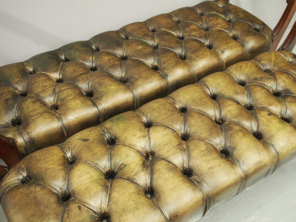 Pair of 19th Century Mahogany Window Seats View V