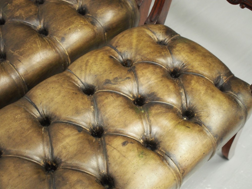 Pair of 19th Century Mahogany Window Seats View VI
