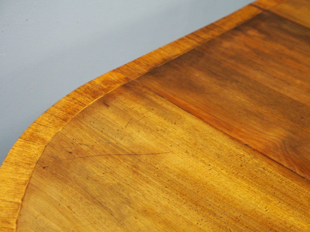George III Style Pedestal Dining Table with 1 Leaf View III