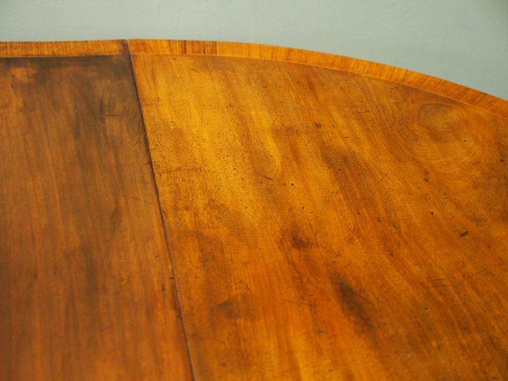 George III Style Pedestal Dining Table with 1 Leaf View VIII
