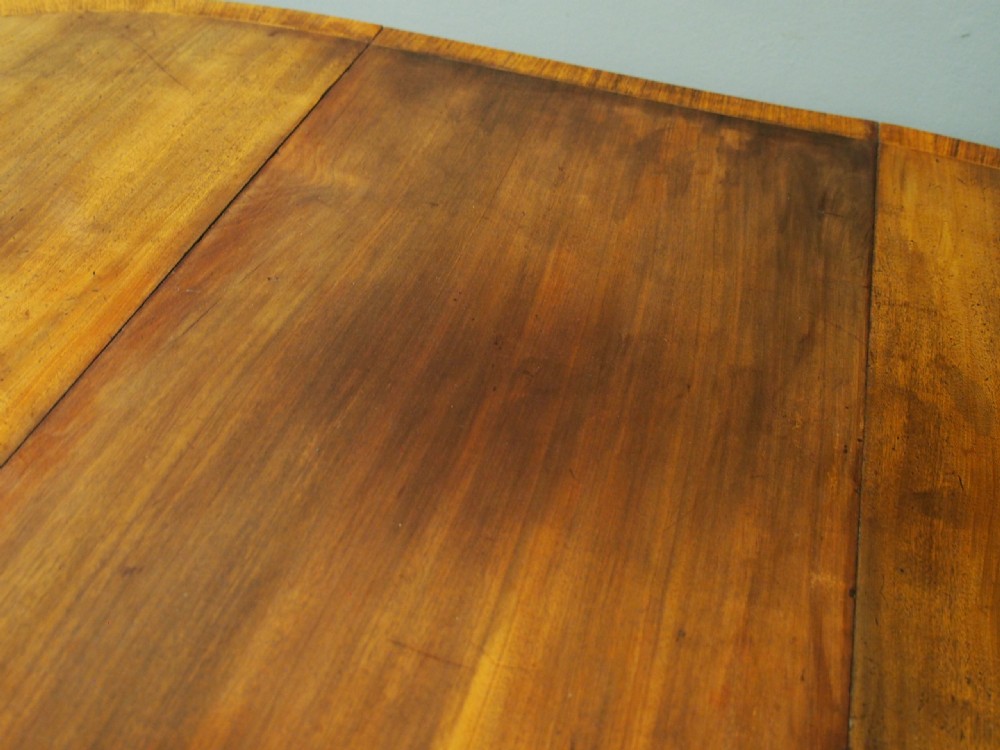 George III Style Pedestal Dining Table with 1 Leaf View IX
